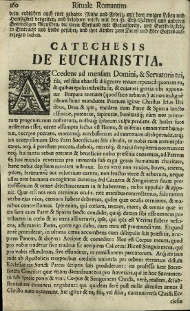 Catechesis De Eucharistia.