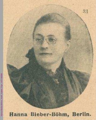 Porträt von Hanna Bieber-Böhm