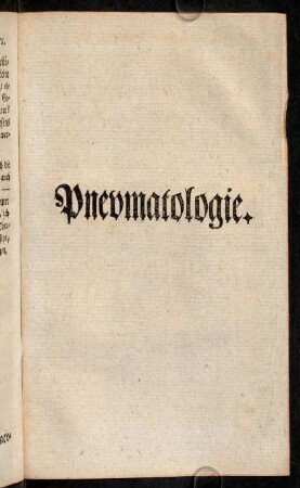 303-343, Pneumatologie.