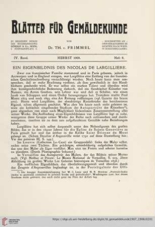 4: Ein Eigenbildnis des Nicolas de Largillière