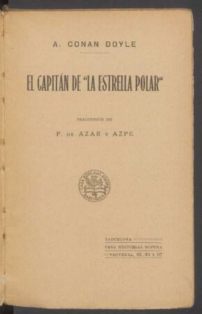 El capitán de "La estrella polar"