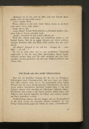Viel Krach um eine weiße Schwanzspitze