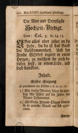 610-616, Text; Inhalt; Eingang