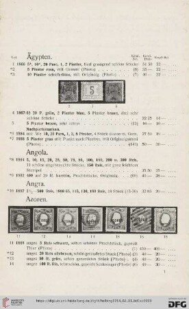 Azoren (Nr. 12-21)