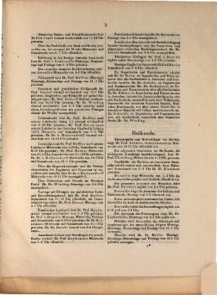 Verzeichnis der Vorlesungen. 1859/60. WH