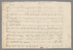 Chant du berger, arrangiert; A|b; pf 4hands; op. 23/1 - BSB Mus.Schott.Ha 11473-2