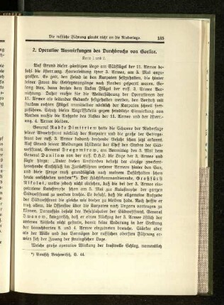 2. Operative Auswirkungen des Durchbruchs von Gorlice.