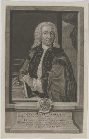 Bildnis des Ioannes Matthias Gesnerus