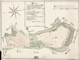 Plan über den Bahn der Gemeinde Ellmenegg, so in der Grafschaft Hauenstein und Einung Hechenschwand gelegen