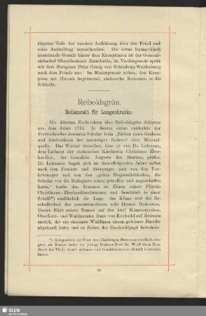Reiboldsgrün. Heilanstalt für Lungenkranke