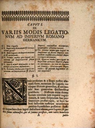 De Ivre Statvvm Imperii Circa Legatos Exteros In Comitiis