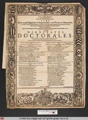 Dignitates Doctorales, lipsiae, in templo academico digné juxta ac splendidè evehebantur, d. 23. Sept. Anni 1651.