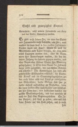 Sechs und zwanzigstes Kapitel.