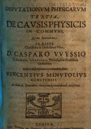 De causis physicis in communi