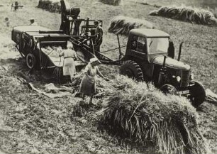 Dreschsatz, Einbringen der Ernte