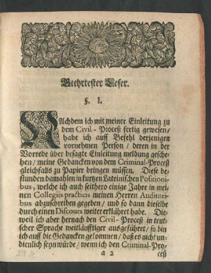 Geehrtester Leser