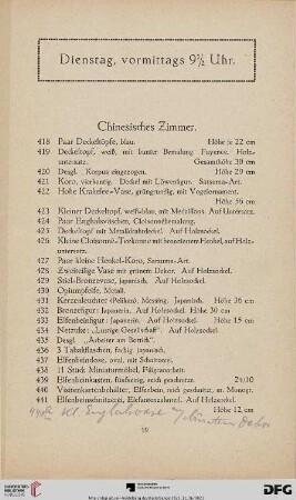 Dienstag, vormittags 9 1/2 Uhr (Nr. 418-673)