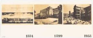 Technische Universität Berlin Hauptgebäude: Ansichten von 1884, 1899 und 1953