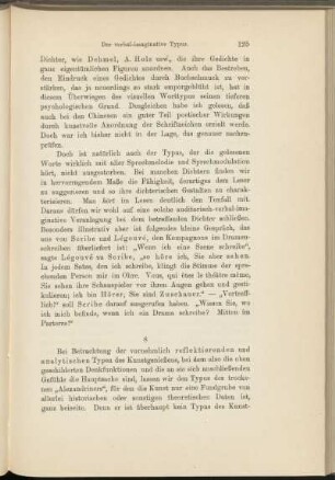 8. [Der reflektierende Typus]
