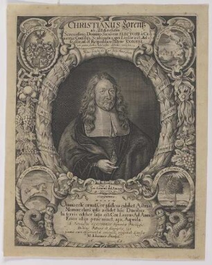 Bildnis des Christianus Lorentz ab Adelershelm