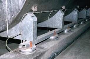 Fotografie: Fütterungstechnik, Mastschwein, Flüssigfütterungsanlage, Mischbehälter, Wiegetechnik