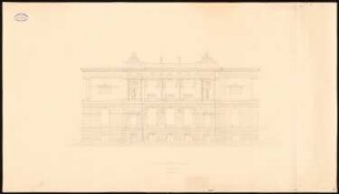 Kunst-Vereinshaus: Seitenansicht 1:100