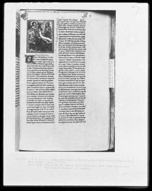 Heisterbacher Bibel — Gott befiehlt, den Sohn Hoseas und Gomers Jesreel zu nennen, Folio 370recto
