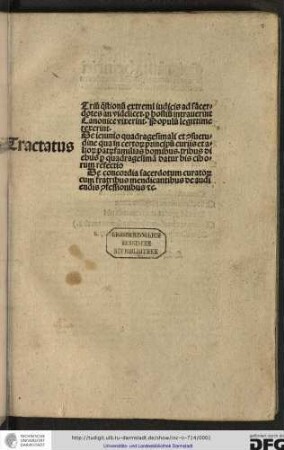 Tractatus trium quaestionum