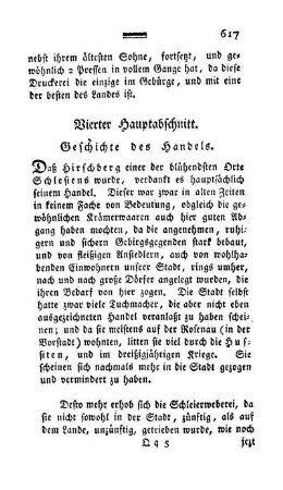 Vierter Hauptabschnitt. Geschichte des Handels.