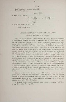Alcune osservazioni su una pagina dell'Hirn (Théorie Mécanique de la Chaleur).