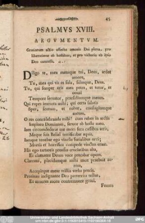 Psalmus XVIII.