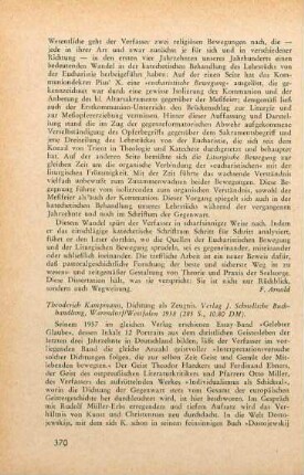 370-371 [Rezension] Kampmann, Theoderich, Dichtung als Zeugnis
