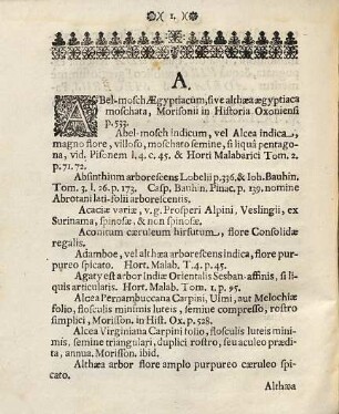 Hortus Bosianus qvoad Exotica solùm descriptus