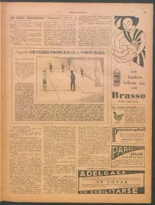 Pequeños grandes problemas del foot-ball [Dibujo] : Una infracción