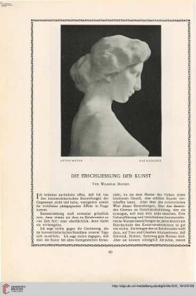 28: Die Erschliessung der Kunst