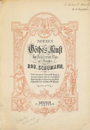 Scenen aus Göthe's Faust : für Solostimmen, Chor und Orchester