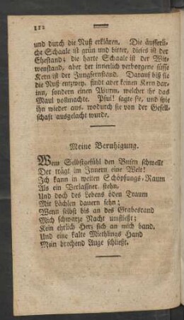 Meine Beruhigung