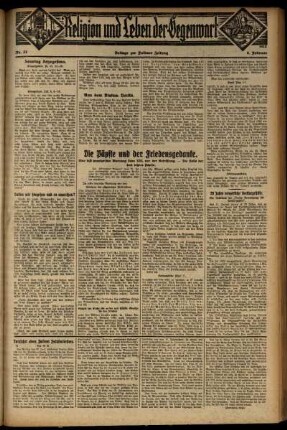Dritte Ausgabe vom Sonntag, den 08. Februar 1931.