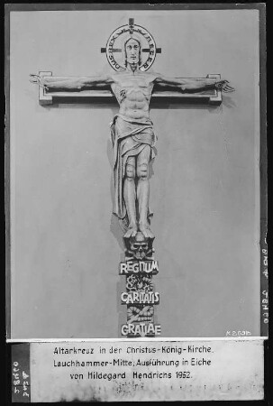 Lauchhammer. Altarkreuz der Christus König Kirche