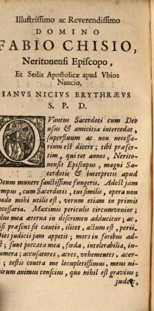 Iani Nicii Erythraei Opuscula Spiritualia Tria : I. Supplex Libellus ad Deum & B.V. Matrem. II. Paradoxa Christiana. III. Sermones de quatuor Novissimis