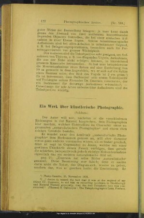 Ein Werk über künstlerische Photographie