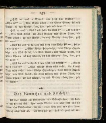 141. Das Laemmchen und Fischchen.