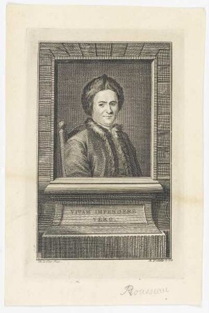 Bildnis des Jean-Jacques Rousseau
