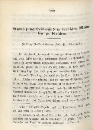 Anweisung Leinwand in weinigen Minuten zu bleichen