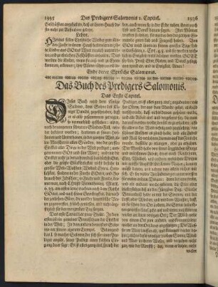 1936-2002, Das Buch des Predigers Salomonis