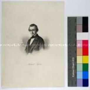 Porträt des Ägyptologen, Sprachforschers und Bibliothekars Carl Richard Lepsius Direktor des Ägyptischen Museums Berlin