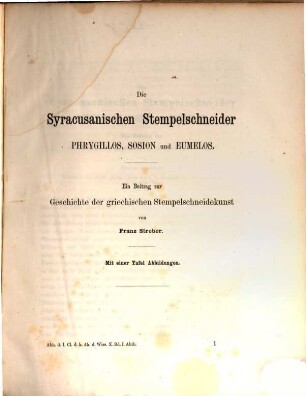 Abhandlungen der Bayerischen Akademie der Wissenschaften, Philosophisch-Philologische und Historische Klasse. 10, 39 = 10. 1864/66