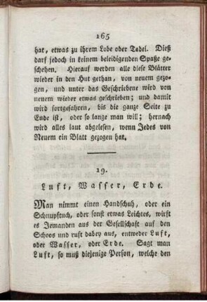 19. Luft, Wasser, Erde.