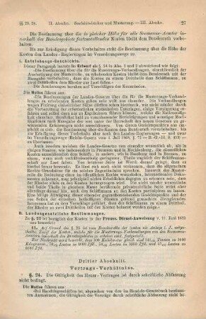 Dritter Abschnitt. Vertrags-Verhältniss