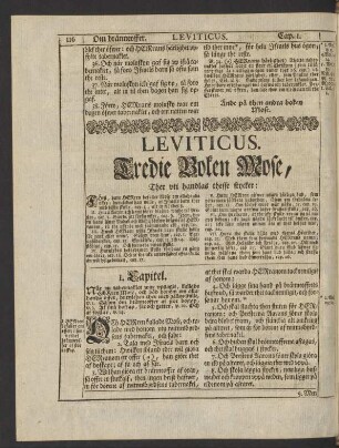 Leviticus. Tredie Boken Mose, ...